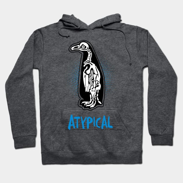 Atypical penguin Hoodie by atizadorgris